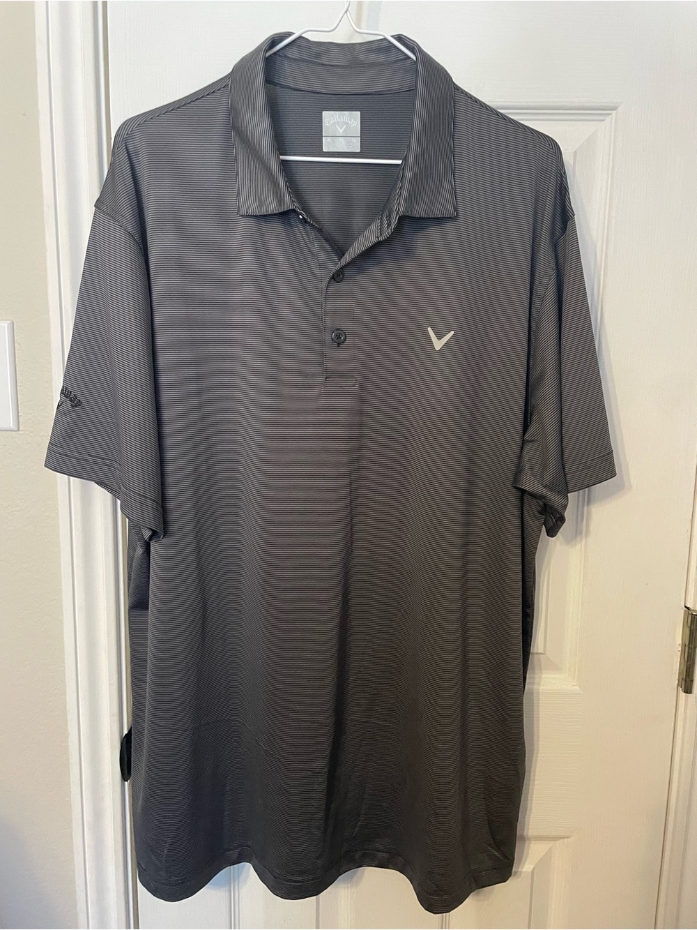 Callaway Men's Short Sleeve Polo - Charcoal Gray